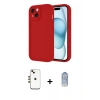 MARSİLYAN™- iPhone 14 Kılıf Yankı Yansıma Özel Seri - Siyah Joko Magic 5D Cam + Shine Kamera Lens - GD