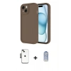 MARSİLYAN™- iPhone 14 Kılıf Yankı Yansıma Özel Seri - Siyah Joko Magic 5D Cam + Shine Kamera Lens - SH