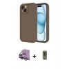MARSİLYAN™- iPhone 14 Kılıf Yankı Yansıma Özel Seri - Siyah Joko Magic 5D Hayalet Cam + Raze Metal Kamera Lens - GS