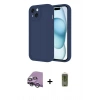 MARSİLYAN™- iPhone 14 Kılıf Yankı Yansıma Özel Seri - Siyah Joko Magic 5D Hayalet Cam + Raze Metal Kamera Lens - GS