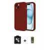 MARSİLYAN™- iPhone 14 Kılıf Yankı Yansıma Özel Seri - Siyah Joko Magic 5D Hayalet Cam + PVD Metal Kamera Lens - TU