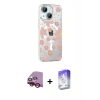 MARSİLYAN™- iPhone 14 Kılıf Yörünge Işık Prime - Siyah Bilvis 5in1 3D Magic Cam Ekran Koruyucu + Raze Metal Kamera Lens - KI