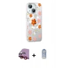 MARSİLYAN™- iPhone 14 Kılıf Yörünge Işık Prime - Siyah Joko Magic 5D Cam + Raze Metal Kamera Lens - KI