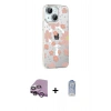MARSİLYAN™- iPhone 14 Kılıf Yörünge Işık Prime - Siyah Joko Magic 5D Cam + Raze Metal Kamera Lens - MR