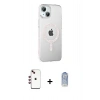 MARSİLYAN™- iPhone 14 Kılıf Yörünge Koleksiyonu - Siyah Joko Magic 5D Cam + Shine Kamera Lens - KI