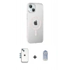 MARSİLYAN™- iPhone 14 Kılıf Yörünge Koleksiyonu - Siyah Joko Magic 5D Cam + Shine Kamera Lens - MI