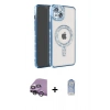 MARSİLYAN™- iPhone 14 Kılıf Zirve Doku Prime - Siyah Joko Magic 5D Cam + Raze Metal Kamera Lens - GS