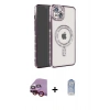 MARSİLYAN™- iPhone 14 Kılıf Zirve Doku Prime - Siyah Joko Magic 5D Cam + Raze Metal Kamera Lens - KI