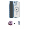MARSİLYAN™- iPhone 14 Kılıf Zirve Doku Prime - Siyah Joko Magic 5D Cam + Raze Metal Kamera Lens - KI