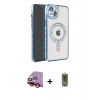 MARSİLYAN™- iPhone 14 Kılıf Zirve Doku Prime - Siyah Joko Magic 5D Hayalet Cam + Raze Metal Kamera Lens - KI