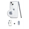 MARSİLYAN™- iPhone 14 Kılıf Zirve Doku - Siyah Joko Magic 5D Cam + Shine Kamera Lens - MI