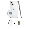 MARSİLYAN™- iPhone 14 Kılıf Zirve Doku - Siyah Joko Magic 5D Hayalet Cam + Shine Kamera Lens - GD