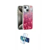 MARSİLYAN™- iPhone 14 Kılıf Zirve Modern Prime - Siyah 3D Antistatik Cam Ekran Koruyucu
