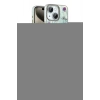 MARSİLYAN™- iPhone 14 Kılıf Zirve Modern Prime - Siyah 3D Antistatik Hayalet Cam Ekran Koruyucu + Shine Kamera Lens - GS