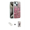 MARSİLYAN™- iPhone 14 Kılıf Zirve Modern Prime - Siyah Bilvis 3D Cam Ekran Koruyucu + Diamond Kamera Lens - SABE