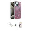 MARSİLYAN™- iPhone 14 Kılıf Zirve Modern Prime - Siyah Bilvis 3D Mat Cam Ekran Koruyucu + Diamond Kamera Lens - YL