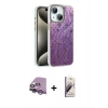 MARSİLYAN™- iPhone 14 Kılıf Zirve Modern Prime - Siyah Bilvis 3D Mat Cam Ekran Koruyucu + Raze Metal Kamera Lens - MR