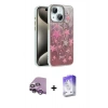 MARSİLYAN™- iPhone 14 Kılıf Zirve Modern Prime - Siyah Bilvis 5in1 3D Magic Cam Ekran Koruyucu + Raze Metal Kamera Lens - MR