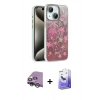 MARSİLYAN™- iPhone 14 Kılıf Zirve Modern Prime - Siyah Bilvis 5in1 5D Magic Hayalet Cam Ekran Koruyucu + Raze Metal Kamera Lens - GS