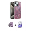 MARSİLYAN™- iPhone 14 Kılıf Zirve Modern Prime - Siyah Bilvis 5in1 5D Magic Hayalet Cam Ekran Koruyucu + Raze Metal Kamera Lens - GS