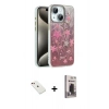 MARSİLYAN™- iPhone 14 Kılıf Zirve Modern Prime - Siyah Bilvis Hayalet Cam Ekran Koruyucu + Diamond Kamera Lens - KI