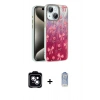 MARSİLYAN™- iPhone 14 Kılıf Zirve Modern Prime - Siyah Joko Magic 5D Cam + PVD Metal Kamera Lens - MI