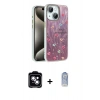 MARSİLYAN™- iPhone 14 Kılıf Zirve Modern Prime - Siyah Joko Magic 5D Cam + PVD Metal Kamera Lens - MI