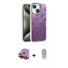MARSİLYAN™- iPhone 14 Kılıf Zirve Modern Prime - Siyah Joko Magic 5D Cam + Raze Metal Kamera Lens - KI