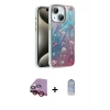 MARSİLYAN™- iPhone 14 Kılıf Zirve Modern Prime - Siyah Joko Magic 5D Cam + Raze Metal Kamera Lens - KI