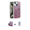 MARSİLYAN™- iPhone 14 Kılıf Zirve Modern Prime - Siyah Joko Magic 5D Cam + Raze Metal Kamera Lens - KI