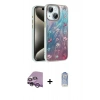 MARSİLYAN™- iPhone 14 Kılıf Zirve Modern Prime - Siyah Joko Magic 5D Cam + Raze Metal Kamera Lens - MR