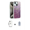MARSİLYAN™- iPhone 14 Kılıf Zirve Modern Prime - Siyah Joko Magic 5D Cam + Shine Kamera Lens - GI
