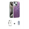 MARSİLYAN™- iPhone 14 Kılıf Zirve Modern Prime - Siyah Joko Magic 5D Cam + Shine Kamera Lens - GS