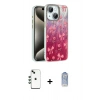 MARSİLYAN™- iPhone 14 Kılıf Zirve Modern Prime - Siyah Joko Magic 5D Cam + Shine Kamera Lens - YL