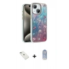MARSİLYAN™- iPhone 14 Kılıf Zirve Modern Prime - Siyah Joko Magic 5D Cam + Diamond Kamera Lens - YL