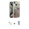 MARSİLYAN™- iPhone 14 Kılıf Zirve Modern Prime - Siyah Joko Magic 5D Cam + Diamond Kamera Lens - YL