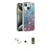 MARSİLYAN™- iPhone 14 Kılıf Zirve Modern Prime - Siyah Joko Magic 5D Hayalet Cam + Diamond Kamera Lens - KI