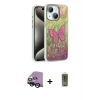 MARSİLYAN™- iPhone 14 Kılıf Zirve Modern Prime - Siyah Joko Magic 5D Hayalet Cam + Raze Metal Kamera Lens - SH