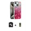 MARSİLYAN™- iPhone 14 Kılıf Zirve Modern Prime - Siyah Joko Magic 5D Hayalet Cam + PVD Metal Kamera Lens - TU
