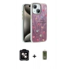 MARSİLYAN™- iPhone 14 Kılıf Zirve Modern Prime - Siyah Joko Magic 5D Hayalet Cam + PVD Metal Kamera Lens - TU
