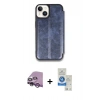 MARSİLYAN™- iPhone 14 Kılıf Zirve Yansıma Serisi - Şeffaf Royal Nano Ekran Koruyucu + Raze Metal Kamera Lens - MR
