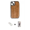 MARSİLYAN™- iPhone 14 Kılıf Zirve Yansıma Serisi - Siyah Bilvis 3D Cam Ekran Koruyucu + Diamond Kamera Lens - KI