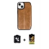 MARSİLYAN™- iPhone 14 Kılıf Zirve Yansıma Serisi - Siyah Buffer Cam Ekran Koruyucu + PVD Metal Kamera Lens - MI