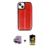 MARSİLYAN™- iPhone 14 Kılıf Zirve Yansıma Serisi - Siyah Buffer Cam Ekran Koruyucu + Raze Metal Kamera Lens - SH