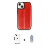 MARSİLYAN™- iPhone 14 Kılıf Zirve Yansıma Serisi - Siyah Joko Magic 5D Cam + Shine Kamera Lens - SH