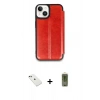 MARSİLYAN™- iPhone 14 Kılıf Zirve Yansıma Serisi - Siyah Joko Magic 5D Hayalet Cam + Diamond Kamera Lens - YL
