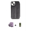 MARSİLYAN™- iPhone 14 Kılıf Zirve Yansıma Serisi - Siyah Joko Magic 5D Hayalet Cam + Raze Metal Kamera Lens - GS