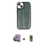 MARSİLYAN™- iPhone 14 Kılıf Zirve Yansıma Serisi - Siyah Joko Magic 5D Hayalet Cam + Raze Metal Kamera Lens - GS
