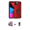 MARSİLYAN™- iPhone 14 Plus Kılıf Ahenk Klasik Koleksiyonu - Siyah Joko Magic 5D Hayalet Cam + Raze Metal Kamera Lens - MR