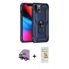 MARSİLYAN™- iPhone 14 Plus Kılıf Ahenk Klasik Koleksiyonu - Siyah Mat Seramik Nano Ekran Koruyucu + Raze Metal Kamera Lens - SH
